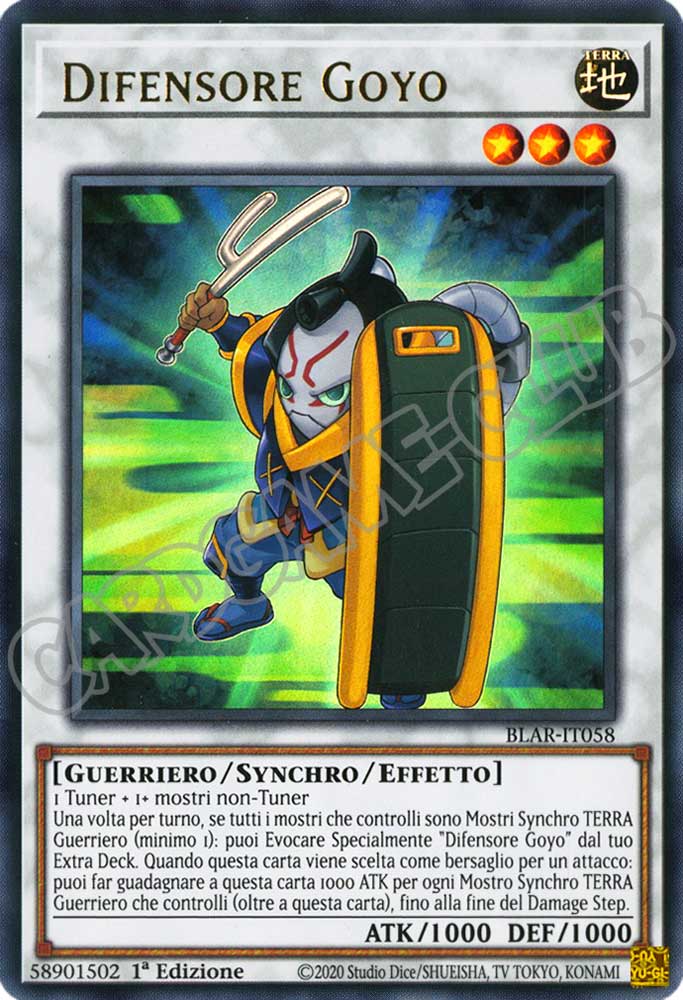 BLAR-IT058 Difensore Goyo ultra rara 1a Edizione (IT) -NEAR MINT-