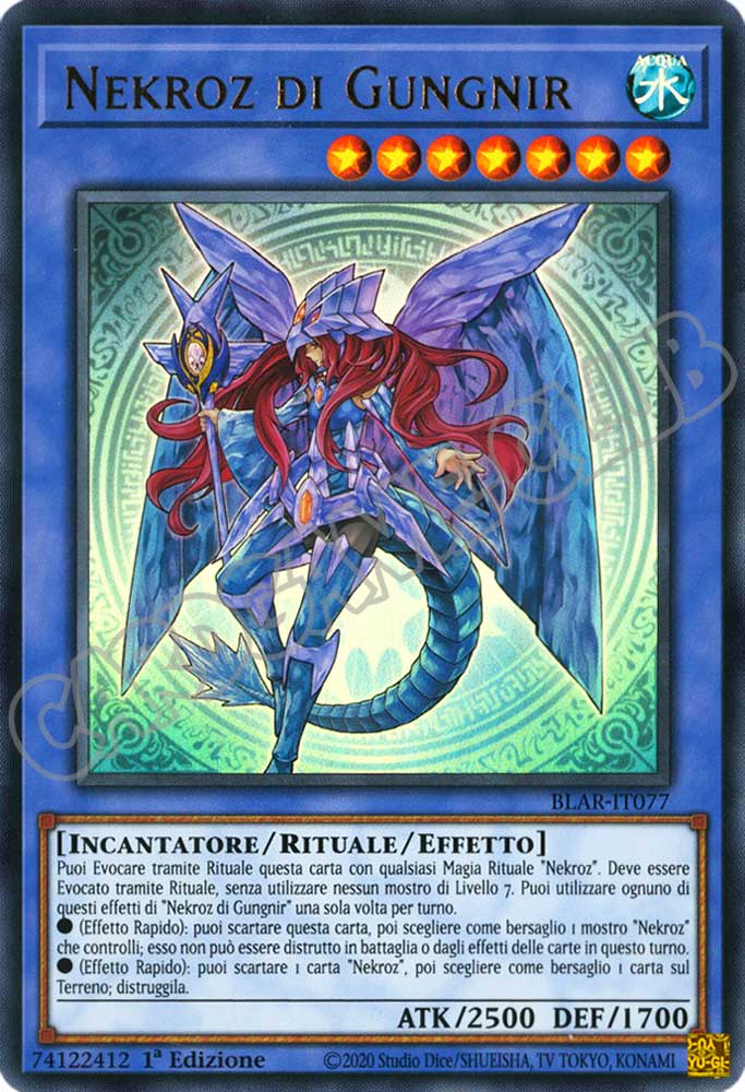 BLAR-IT077 Nekroz di Gungnir ultra rara 1a Edizione (IT) -NEAR MINT-