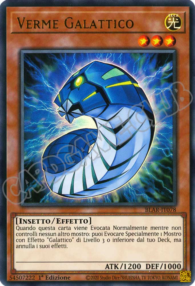 BLAR-IT078 Verme Galattico ultra rara 1a Edizione (IT) -NEAR MINT-