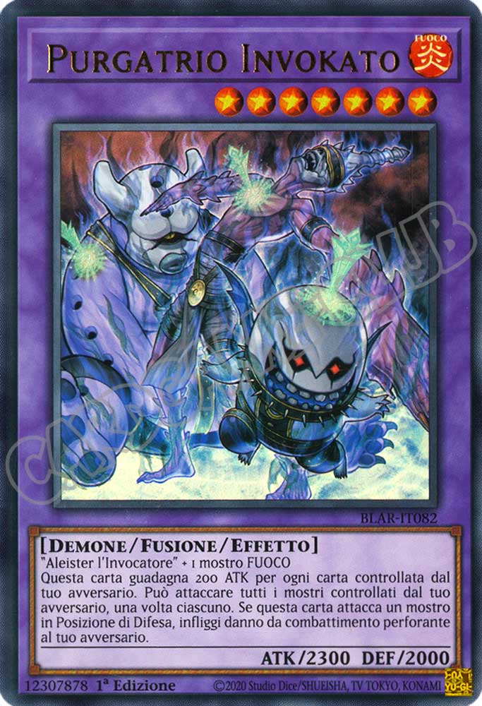 BLAR-IT082 Purgatorio Invokato ultra rara 1a Edizione (IT) -NEAR MINT-