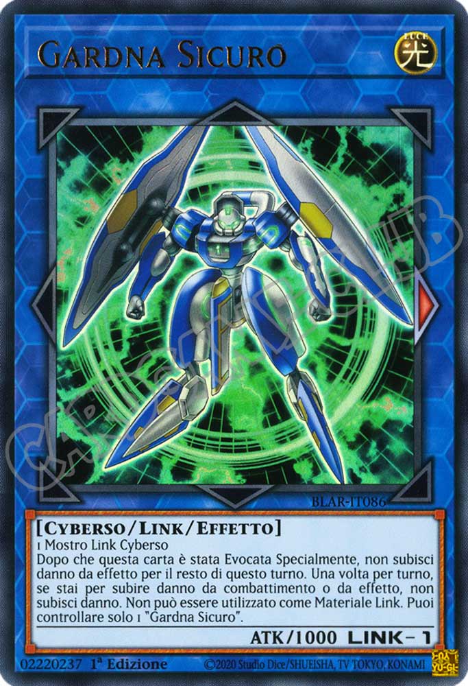 BLAR-IT086 Secure Gardna ultra rara 1a Edizione (IT) -NEAR MINT-