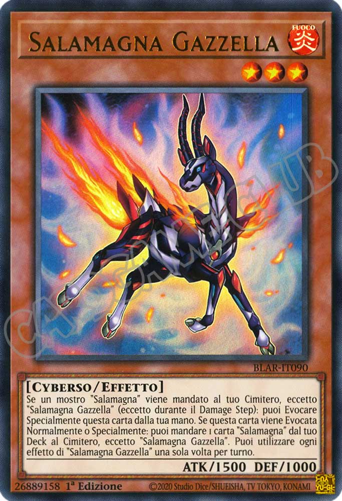 BLAR-IT090 Salamagna Gazzella ultra rara 1a Edizione (IT) -NEAR MINT-