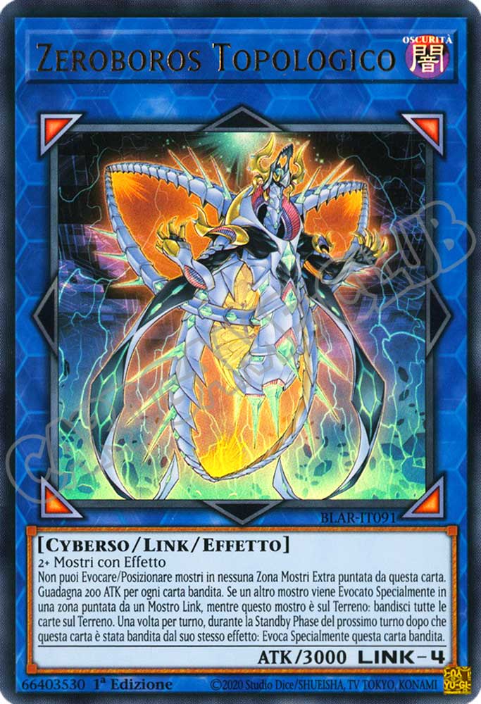 BLAR-IT091 Zeroboros Tppologico ultra rara 1a Edizione (IT) -NEAR MINT-