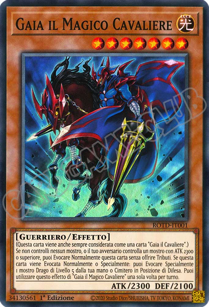 ROTD-IT001 Gaia il Magico Cavaliere super rara 1a Edizione (IT) -NEAR MINT-