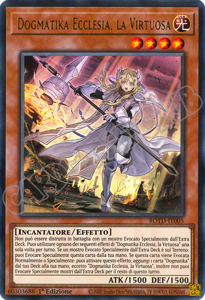 ROTD-IT005 Dogmatika Ecclesia, la Virtuosa ultra rara 1a Edizione (IT) -NEAR MINT-