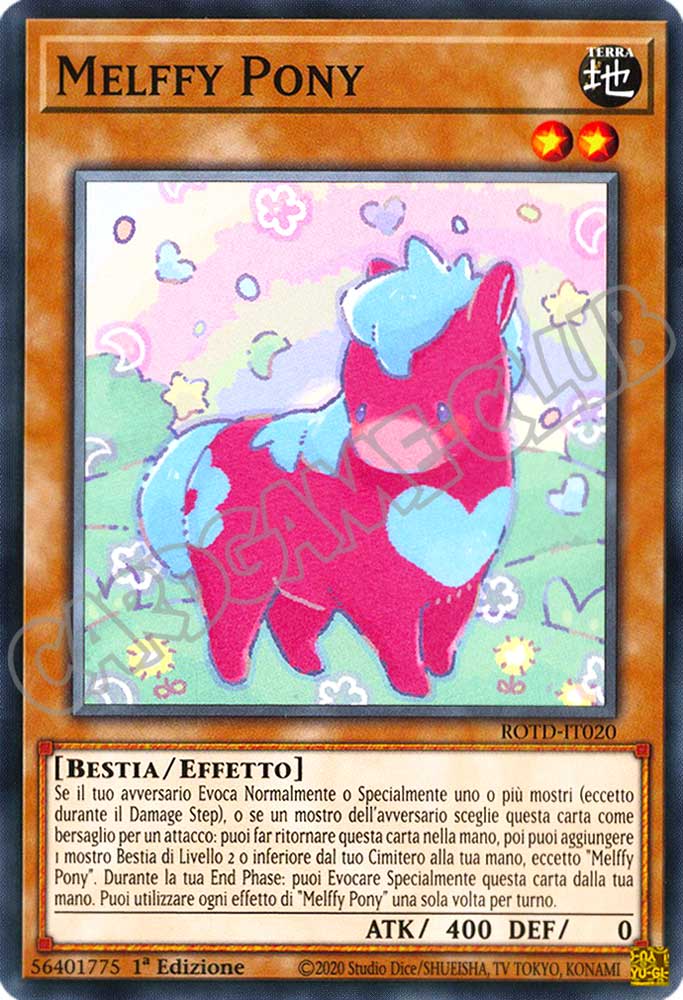 ROTD-IT020 Melffy Pony comune 1a Edizione (IT) -NEAR MINT-