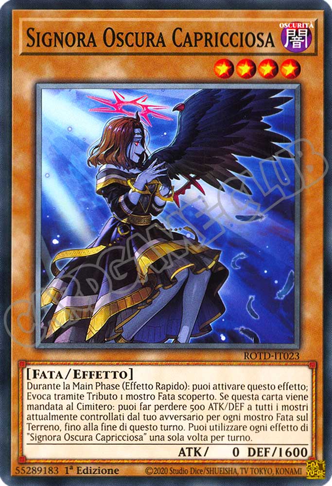 ROTD-IT023 Signora Oscura Capricciosa comune 1a Edizione (IT) -NEAR MINT-