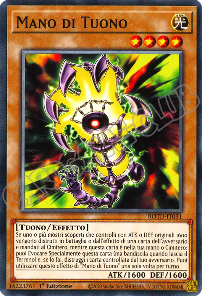 ROTD-IT031 Mano di Tuono comune 1a Edizione (IT) -NEAR MINT-