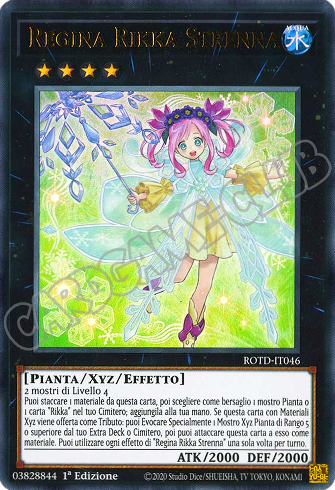 ROTD-IT046 Regina Rikka Strenna ultra rara 1a Edizione (IT) -NEAR MINT-