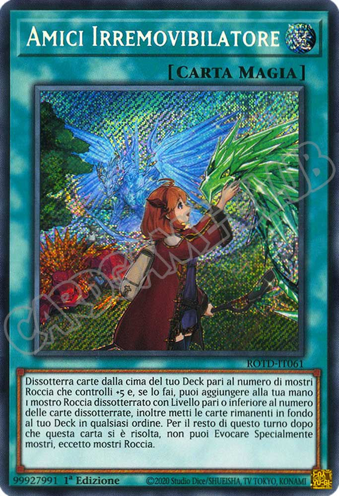 ROTD-IT061 Amici Irremovibilatore rara segreta 1a Edizione (IT) -NEAR MINT-