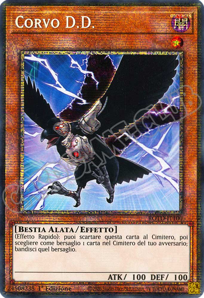 ROTD-IT100 Corvo D.D. rara starlight 1a Edizione (IT) -NEAR MINT-