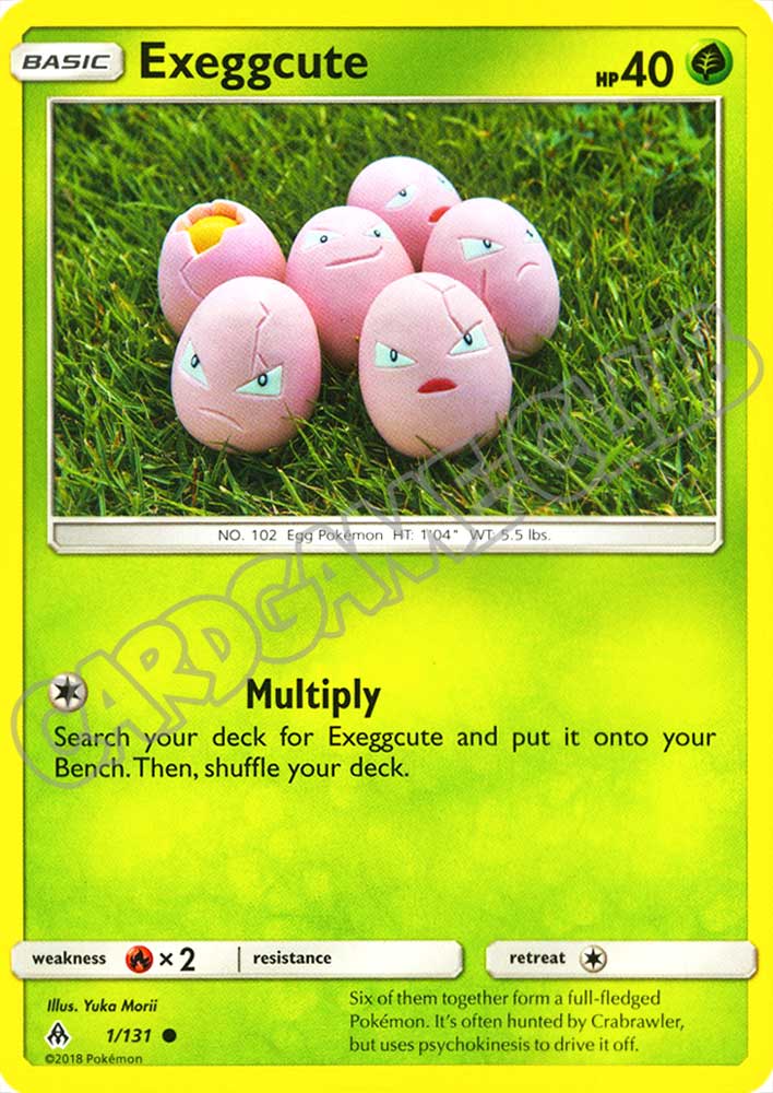 001 / 131 Exeggcute comune normale (EN) -NEAR MINT-