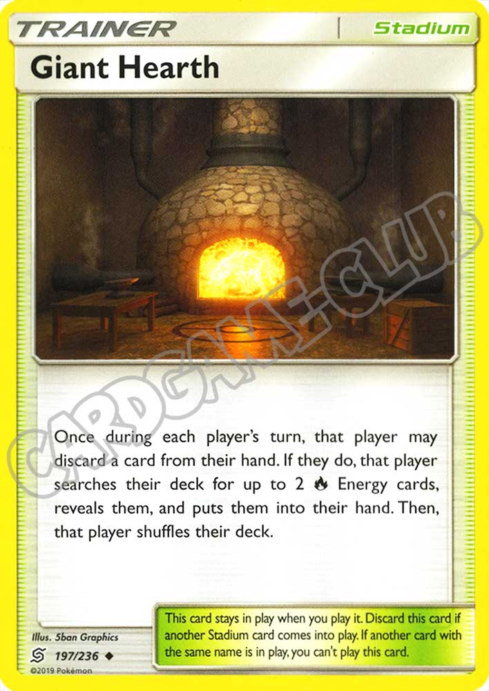 197 / 236 Giant Hearth non comune normale (EN) -NEAR MINT-