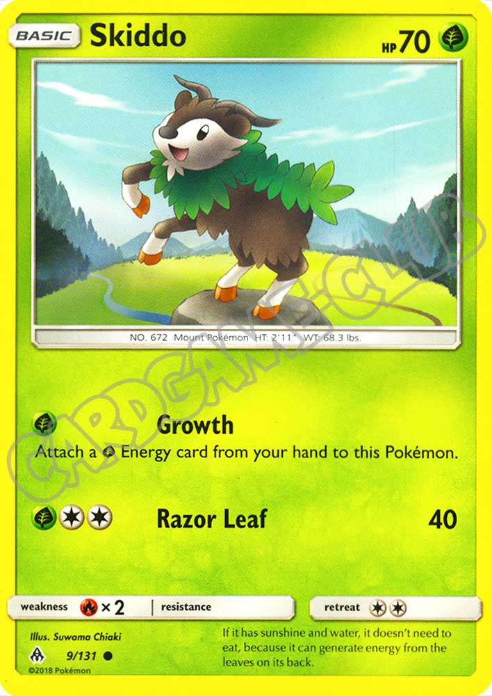 009 / 131 Skiddo comune normale (EN) -NEAR MINT-