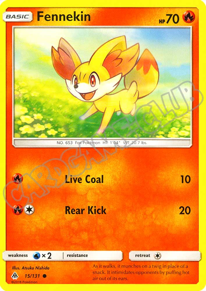 015 / 131 Fennekin comune normale (EN) -NEAR MINT-