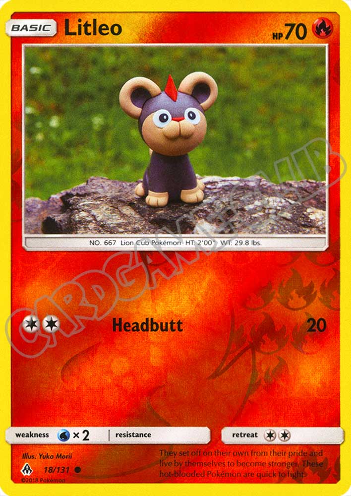 018 / 131 Litleo comune foil reverse (EN) -NEAR MINT-