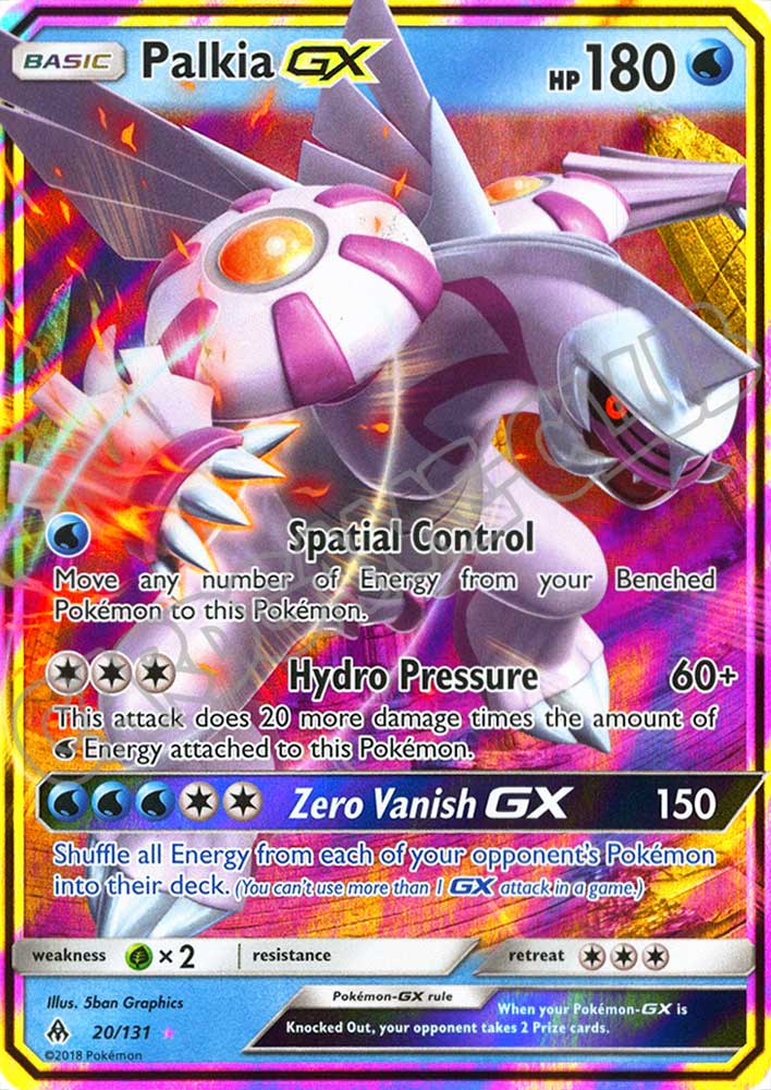 020 / 131 Palkia GX rara GX foil (EN) -NEAR MINT-