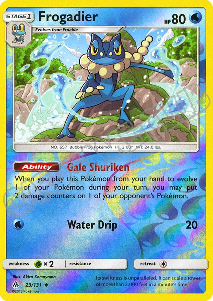 023 / 131 Frogadier non comune foil reverse (EN) -NEAR MINT-