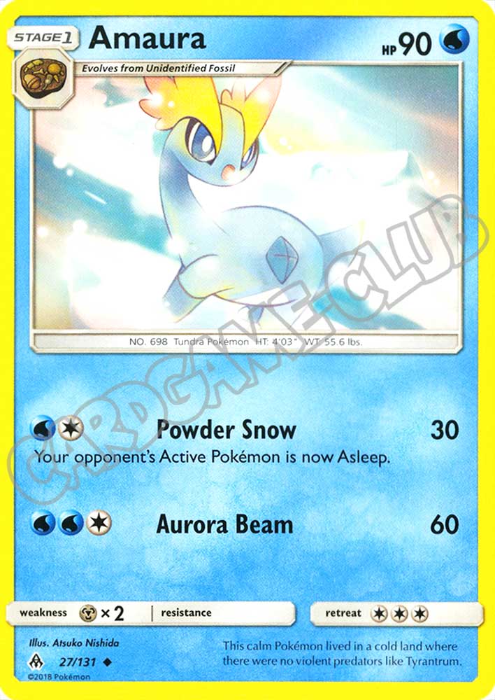 027 / 131 Amaura non comune normale (EN) -NEAR MINT-