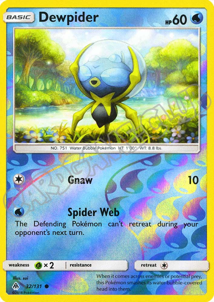 032 / 131 Dewpider comune foil reverse (EN) -NEAR MINT-