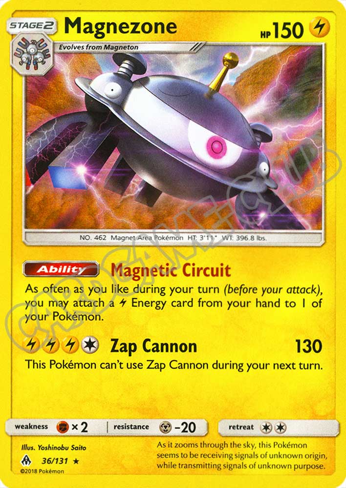 036 / 131 Magnezone rara foil (EN) -NEAR MINT-