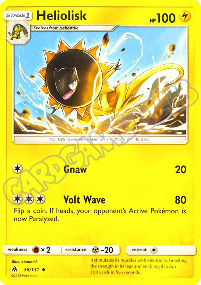 038 / 131 Heliolisk non comune normale (EN) -NEAR MINT-