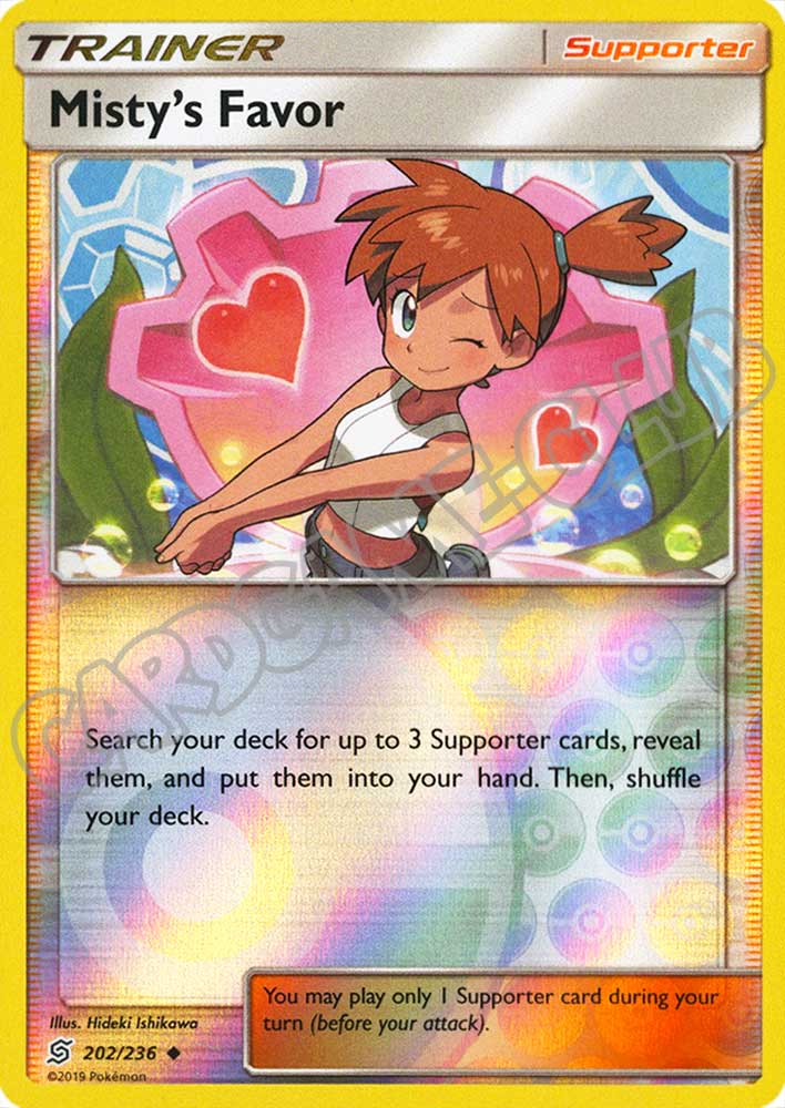 202 / 236 Misty's Favor non comune foil reverse (EN) -NEAR MINT-