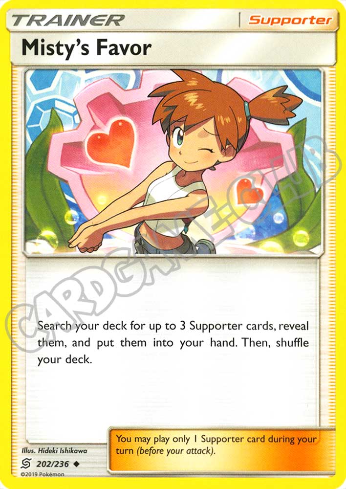 202 / 236 Misty's Favor non comune normale (EN) -NEAR MINT-