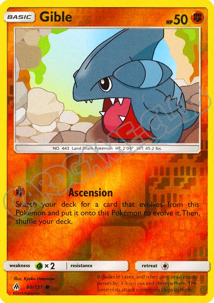 060 / 131 Gible comune foil reverse (EN) -NEAR MINT-