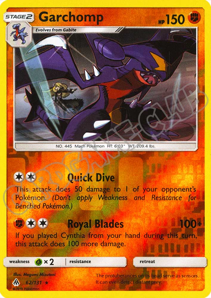 062 / 131 Garchomp rara foil reverse (EN) -NEAR MINT-
