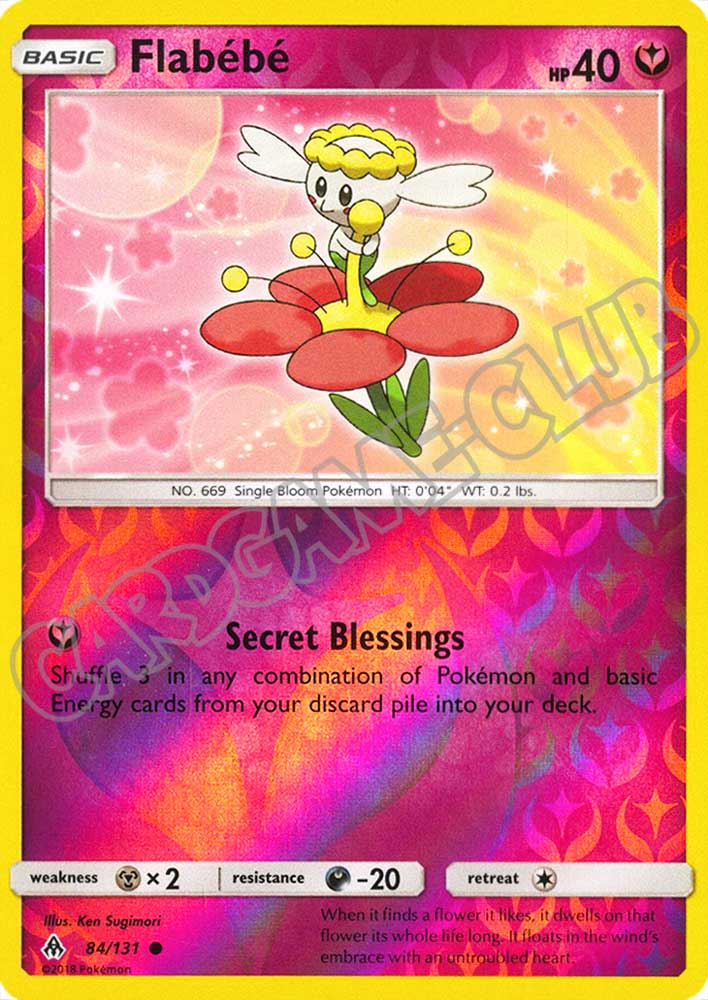 084 / 131 Flabebe' comune foil reverse (EN) -NEAR MINT-