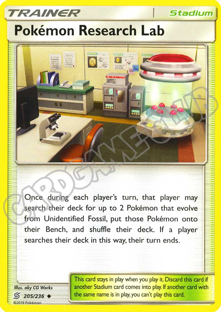 205 / 236 Pokemon Research Lab non comune normale (EN) -NEAR MINT-