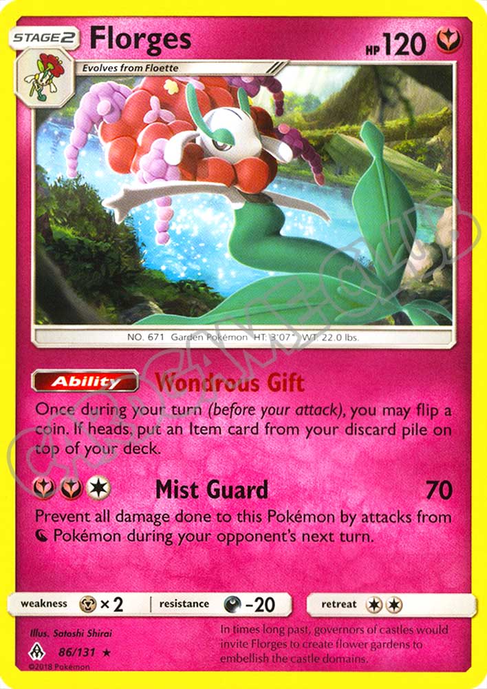 086 / 131 Florges rara normale (EN) -NEAR MINT-