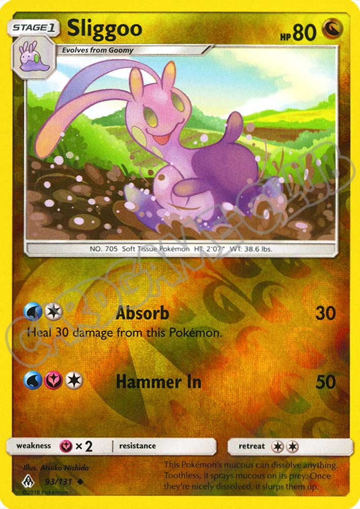 093 / 131 Sliggoo non comune foil reverse (EN) -NEAR MINT-