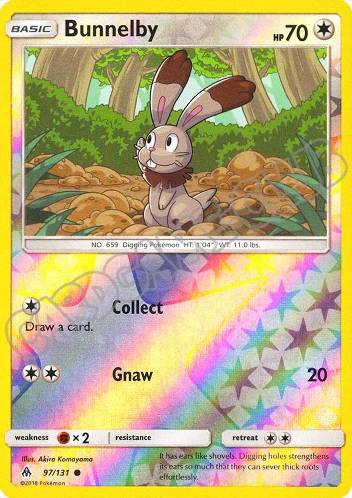 097 / 131 Bunnelby comune foil reverse (EN) -NEAR MINT-