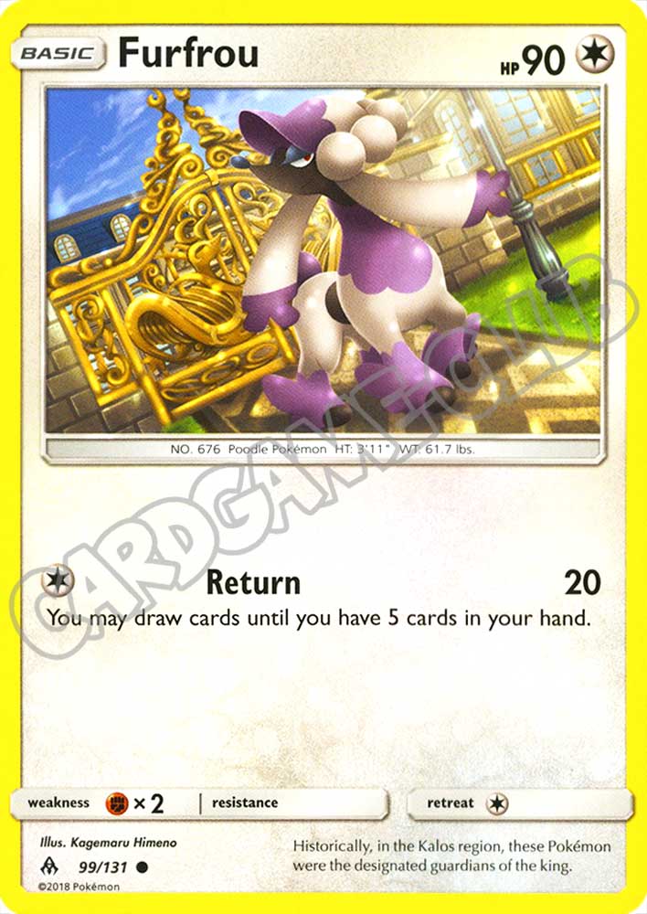 099 / 131 Furfrou comune normale (EN) -NEAR MINT-