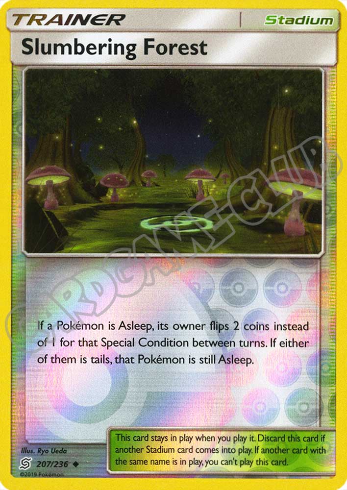 207 / 236 Slumbering Forest non comune foil reverse (EN) -NEAR MINT-