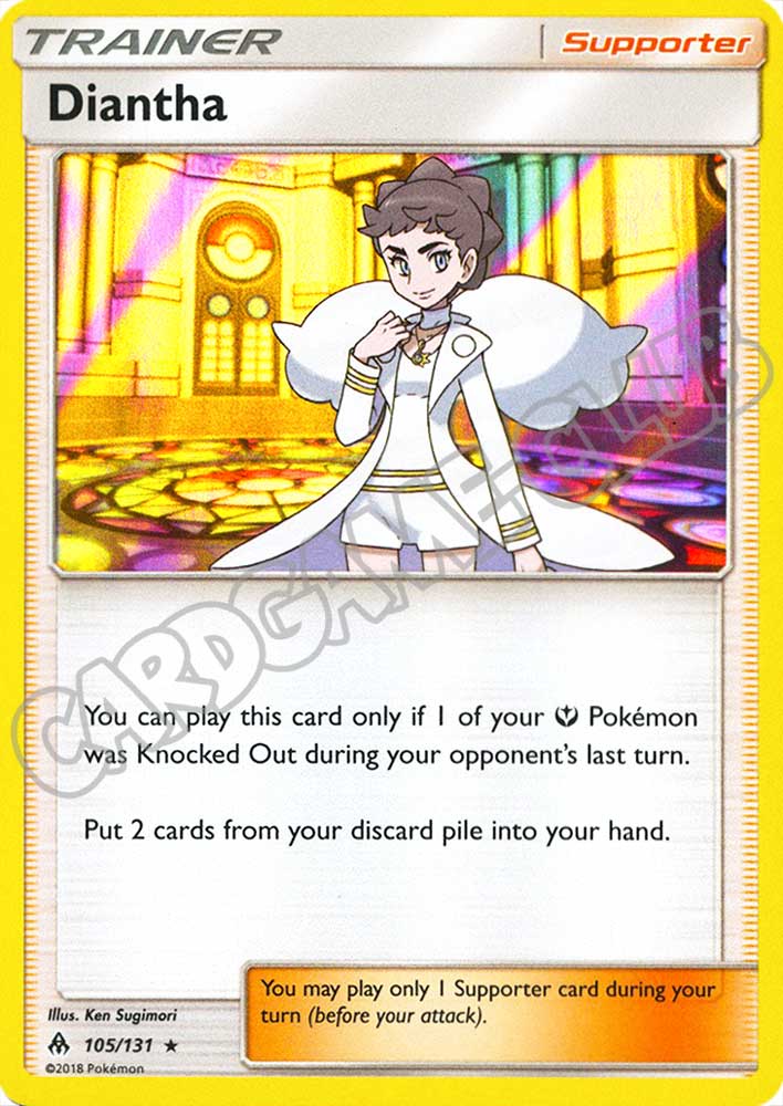 105 / 131 Diantha rara foil (EN) -NEAR MINT-