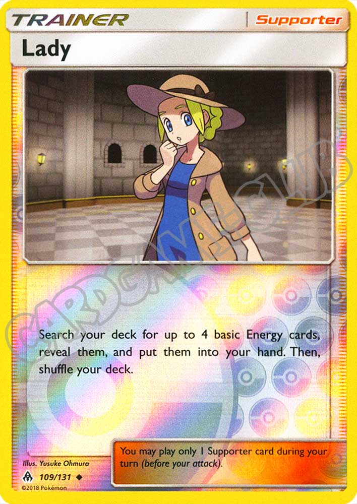 109 / 131 Lady non comune foil reverse (EN) -NEAR MINT-