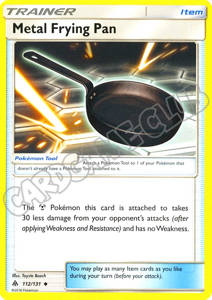 112 / 131 Metal Frying Pan non comune normale (EN) -NEAR MINT-