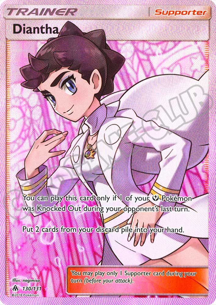 130 / 131 Diantha rara segreta foil (EN) -NEAR MINT-