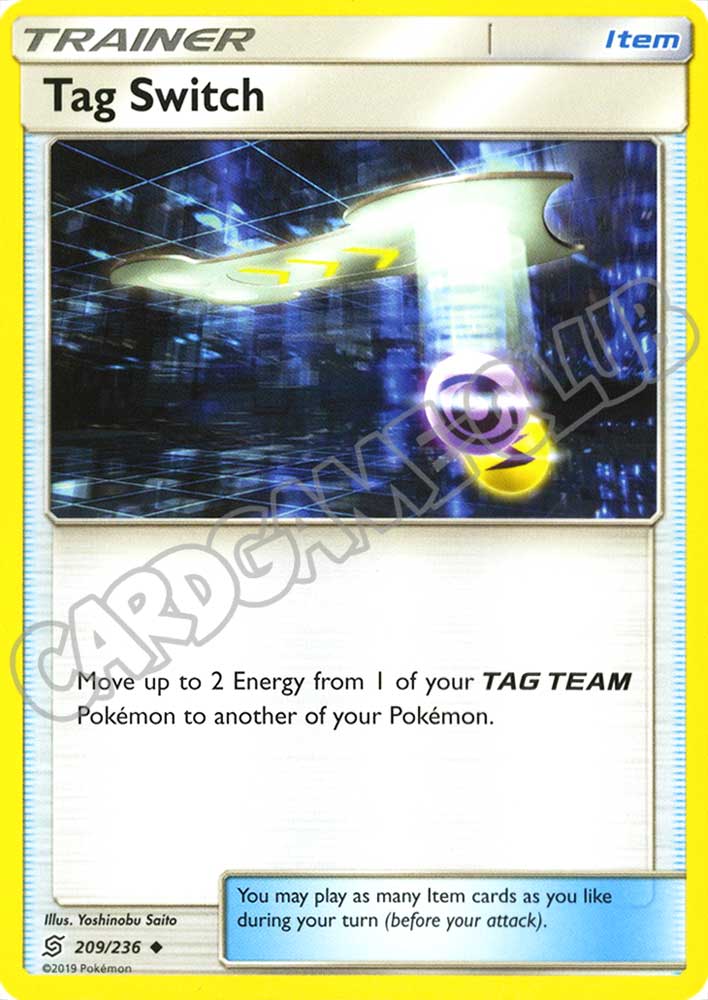 209 / 236 Tag Switch non comune normale (EN) -NEAR MINT-