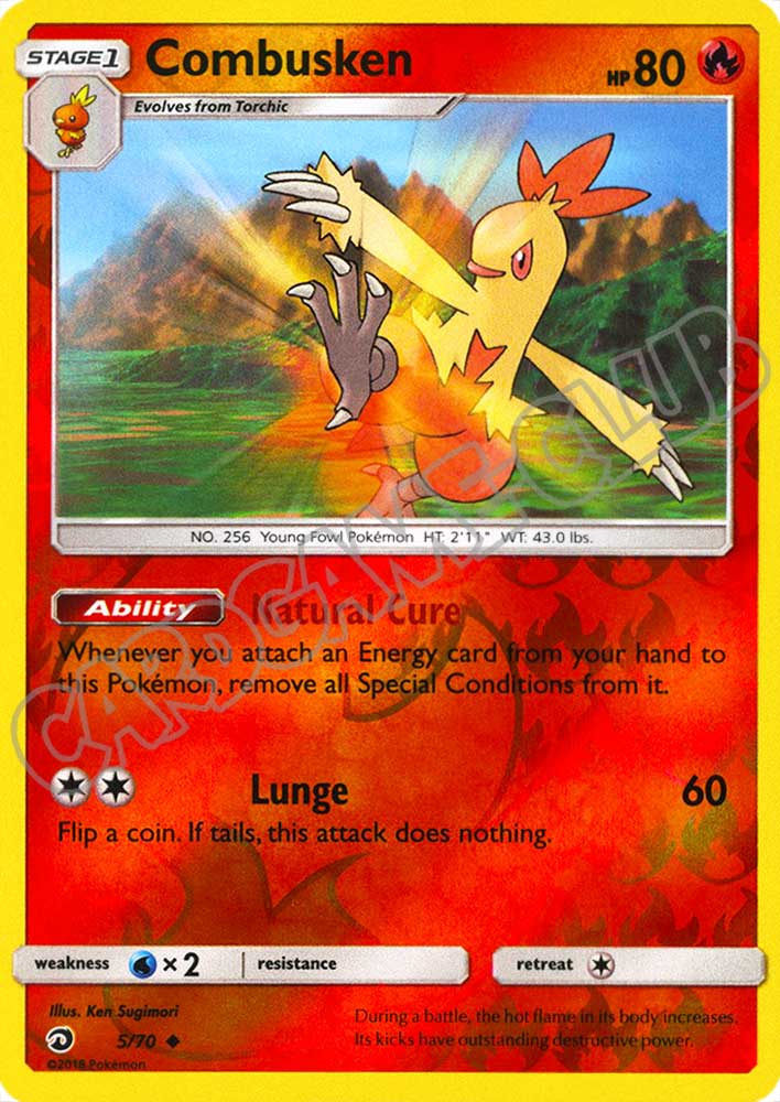 05 / 70 Combusken non comune foil reverse (EN) -NEAR MINT-