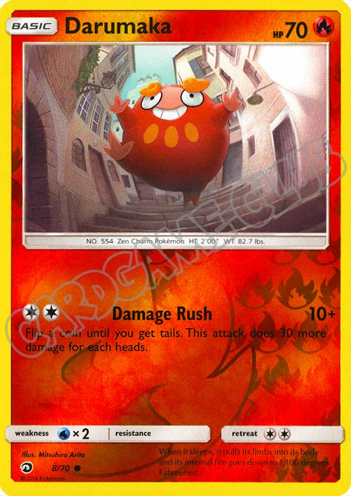 08 / 70 Darumaka comune foil reverse (EN) -NEAR MINT-