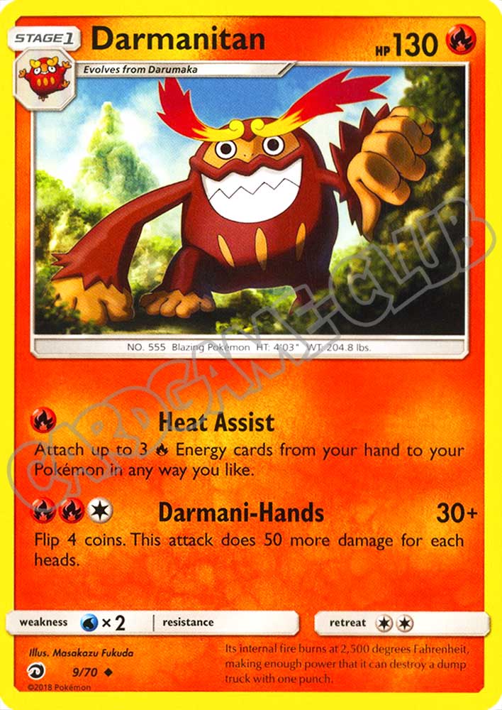 09 / 70 Darmanitan non comune normale (EN) -NEAR MINT-