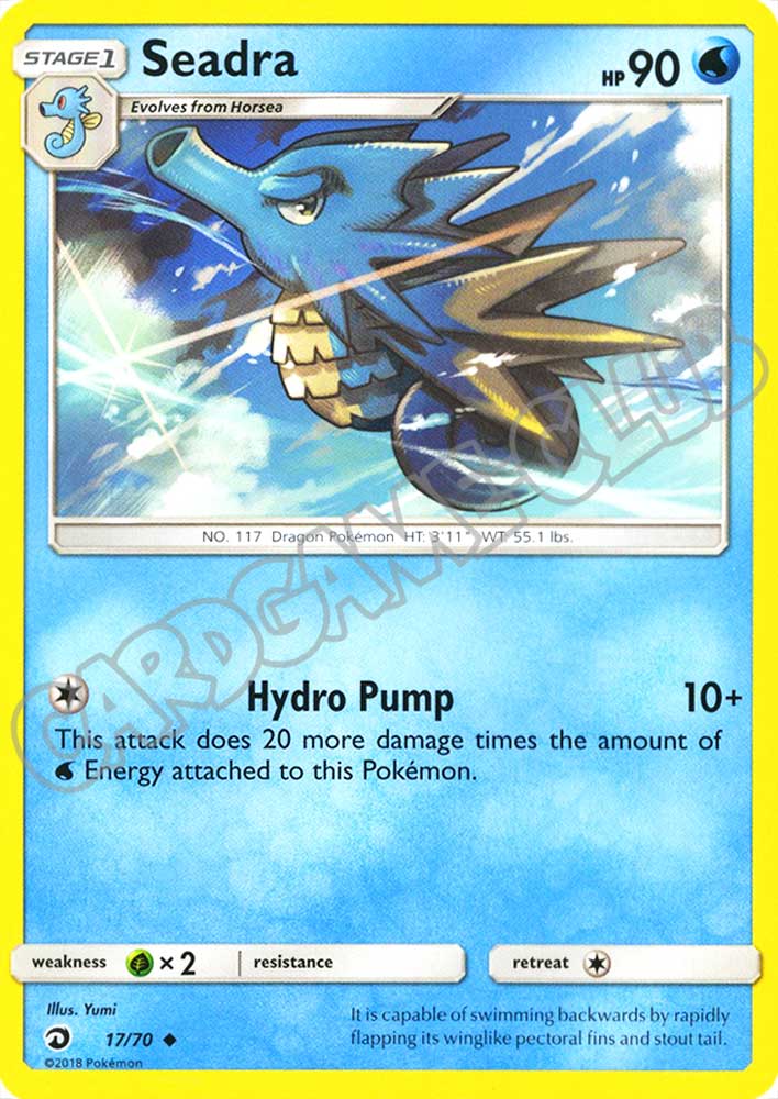 17 / 70 Seadra non comune normale (EN) -NEAR MINT-