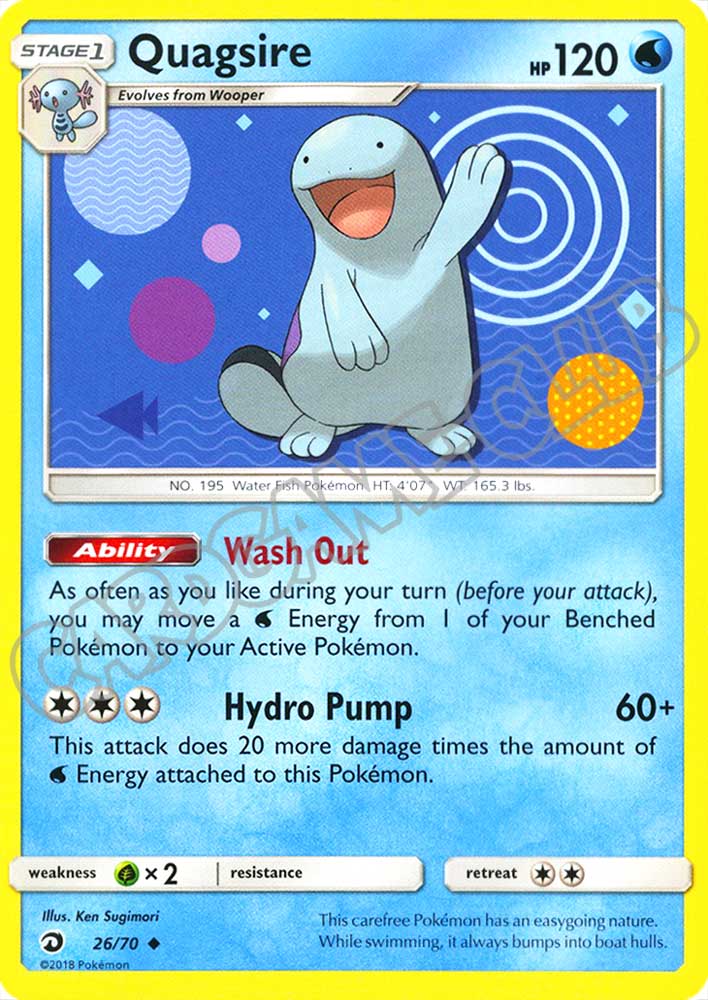 26 / 70 Quagsire non comune normale (EN) -NEAR MINT-