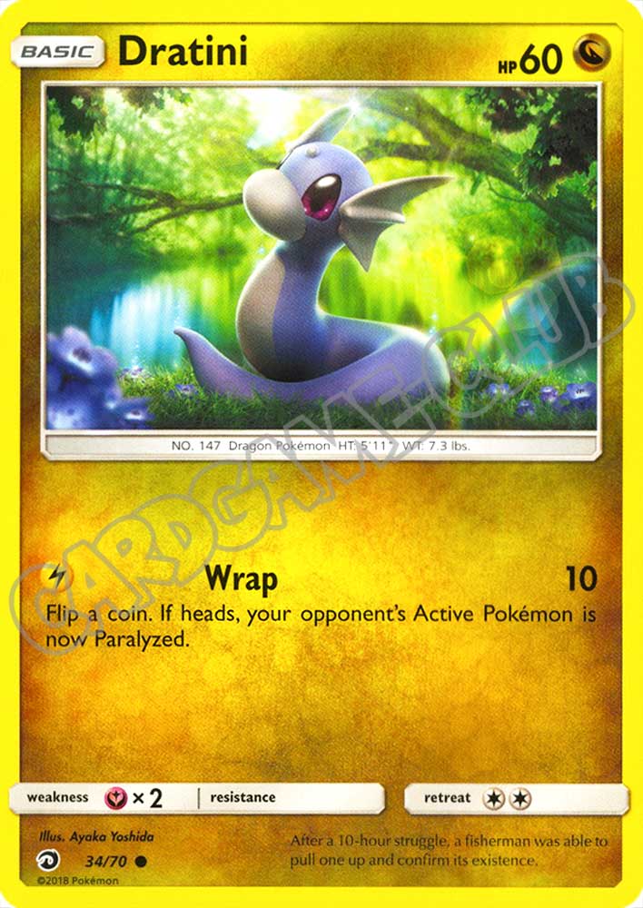 34 / 70 Dratini comune normale (EN) -NEAR MINT-