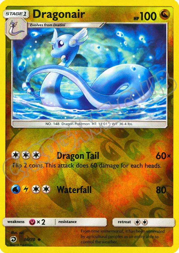 36 / 70 Dragonair non comune foil reverse (EN) -NEAR MINT-
