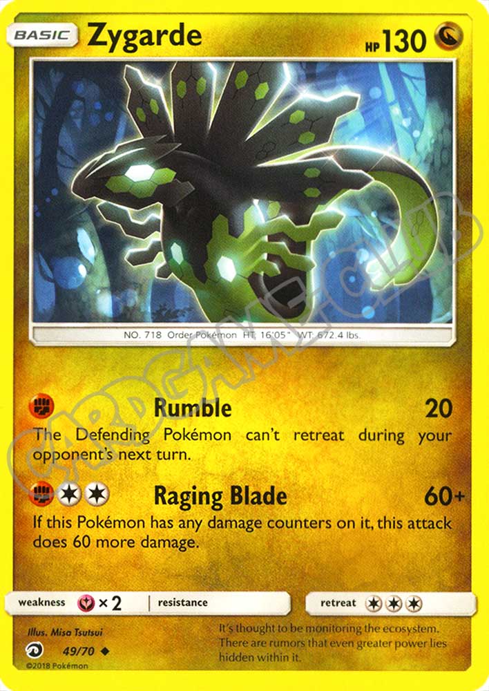49 / 70 Zygarde non comune normale (EN) -NEAR MINT-